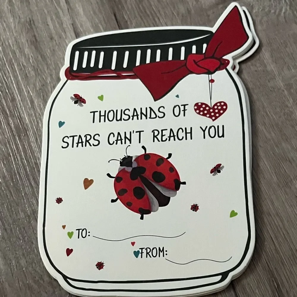 36 Insect Cards for Valentine’s, classroom or everyday